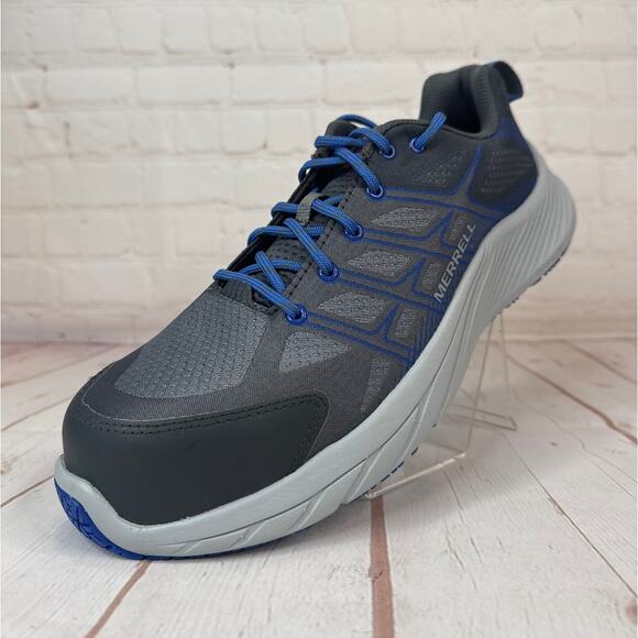 Merrell Moab Flight Carbon Fiber Gray Safety Toe Work Shoe Mens Size 10.5M - Picture 3 of 10